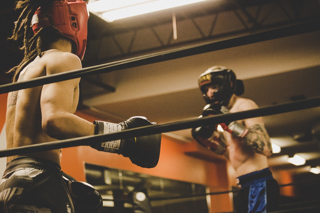 combate de boxeo amateur