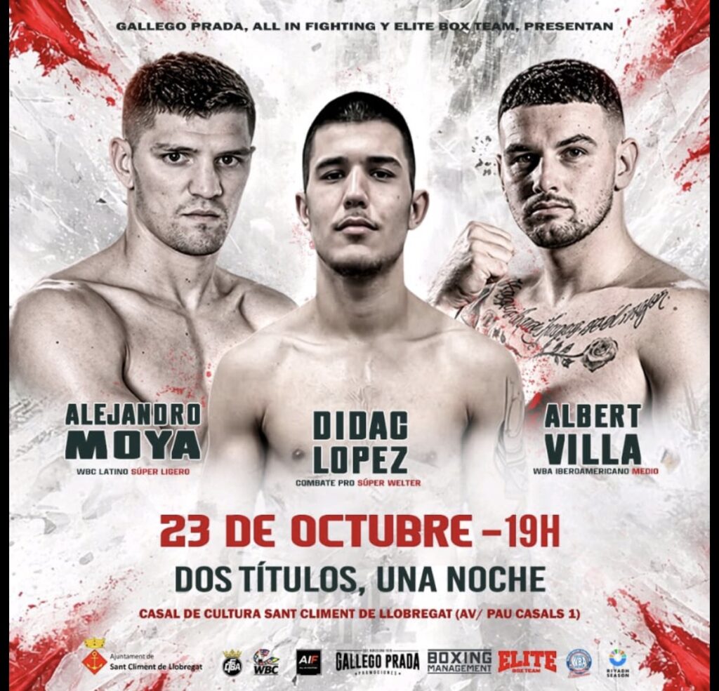 Velada de boxeo en Sant climent de llobregat