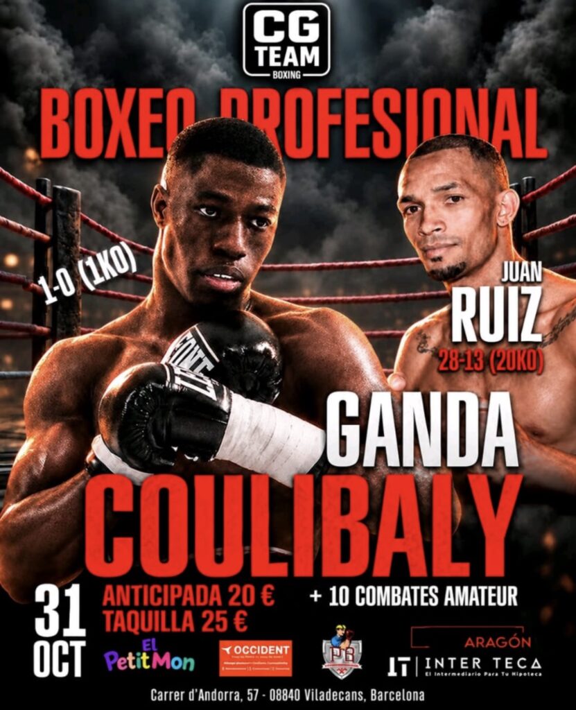 Velada boxeo profesional 31 octubre Viladecans